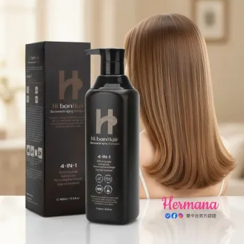 Hi bonHair 4-IN-1 逆齡啡髮洗頭水 400ml