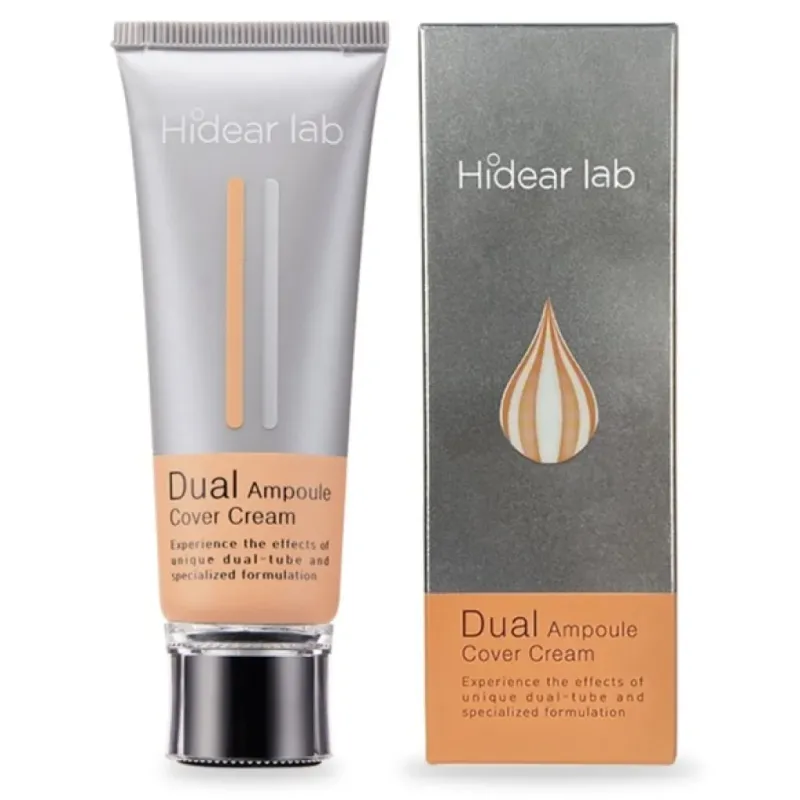 【兩支】Hidear Lab 雙效安瓶遮瑕乳霜 60ml #21號 亮白