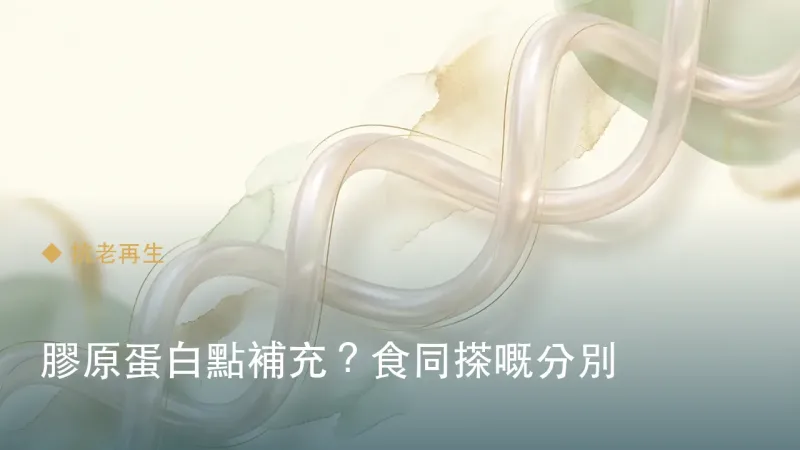 膠原蛋白點補充？食同搽嘅分別