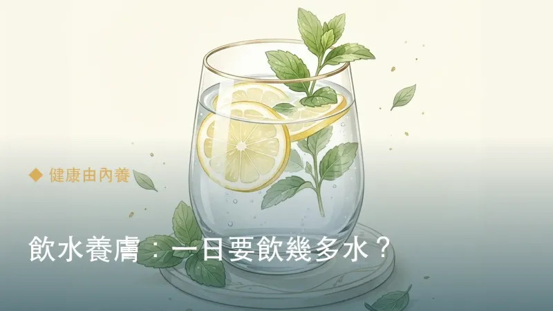飲水養膚：一日要飲幾多水？