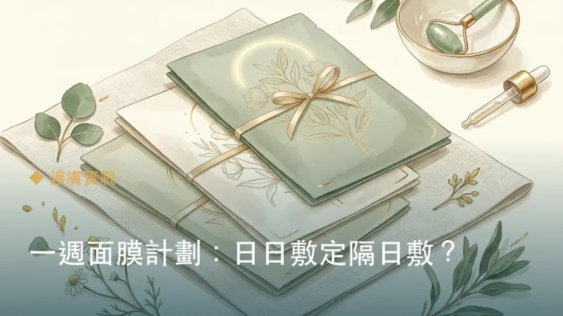 一週面膜計劃：日日敷定隔日敷？