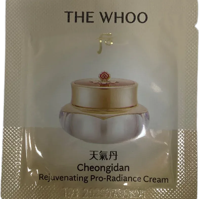 The Whoo 后|天氣丹|光耀煥活緊顏滋養霜|試用裝20包