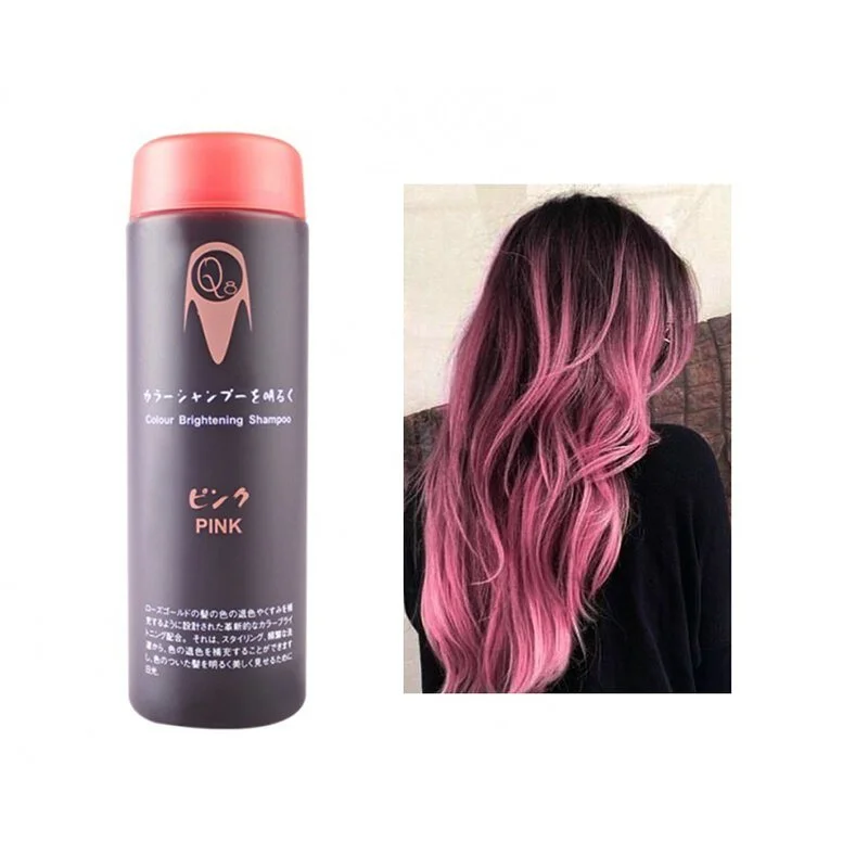 Q8補色洗頭水│ Pink 玫瑰敗金  200ml