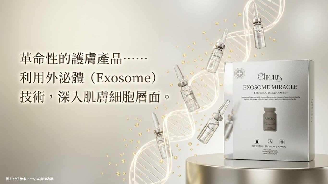 Chronus 瑞士外泌體奇蹟精華 banner