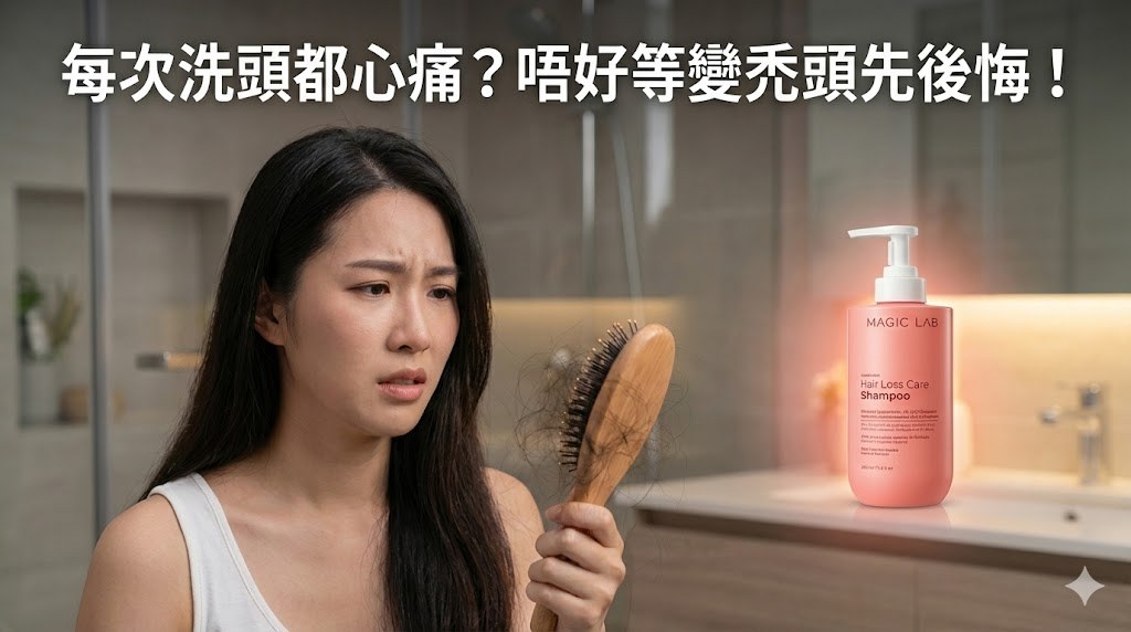 Magic Lab 防脫髮洗頭水 - 痛點直擊